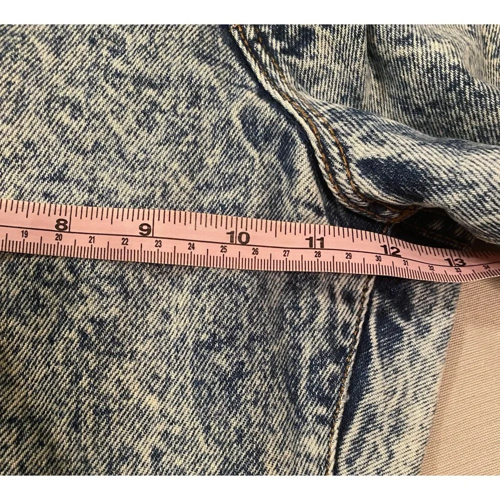 Vintage Kids Youth Boys Girls Levi's 505 Acid Washed Jeans Size 16 31